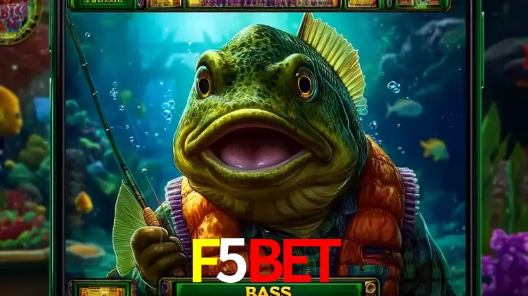 Personagem de peixe pescador do popular jogo de slot com tema de pescaria, uma das emocionantes opções de caça-níqueis para jogar e ganhar no cassino F5BET.